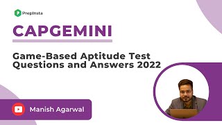 Capgemini Game Based Aptitude Test Questions and Answers 20222023 [upl. by Adnalu]