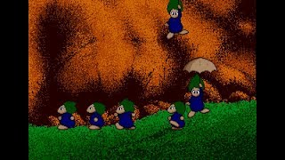 Lemmings Mega Drive Sega Genesis full playthrough [upl. by Ong]