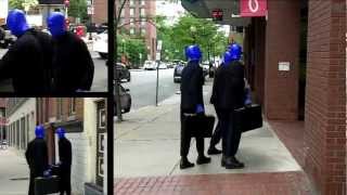 Blue Man Group Sound Hunting in Boston Common [upl. by Edak]