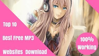 10 Best Free MP3 Music Download Websites [upl. by Nannek]