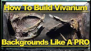 How to Build A Custom DIY Vivarium Background Like a PRO [upl. by Colbert177]