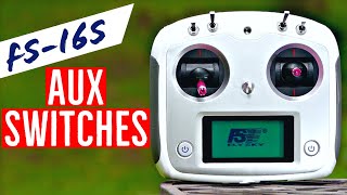 How to Use Aux Switches  FlySky FSi6S Tutorial [upl. by Gaut398]