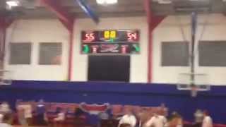 Waterbury beats HAFTR on a last second half court buzzer beater shot [upl. by Lorine]