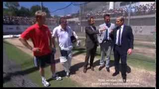 Piers Morgan faces Brett Lee LONG VERSION  201314 Ashes [upl. by Edrick]