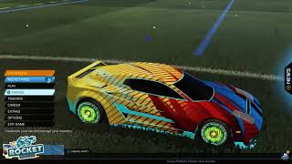 All 20 Rocket League Black Market Decals On Diestro  Intrudium Hex Tide Wet Paint  RocketPrices [upl. by Enileme11]