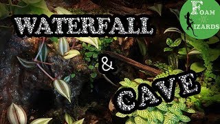 DIY vivarium waterfall  cave [upl. by Ynnhoj]