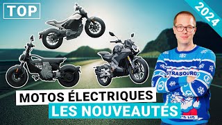 Motos électriques  le TOP des nouveautés 2024 [upl. by Oloapnaig]