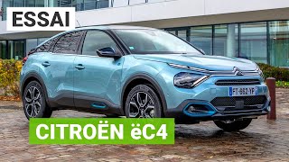 Essai Citroën ëC4  une compacte électrique au look de SUV [upl. by Bravar94]