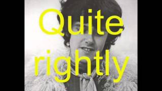 Mellow Yellow Single Version By Donovan With Lyrics [upl. by Trimmer816]