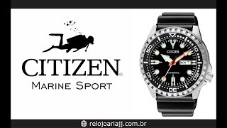 CITIZEN Automático Marine Sport  Relojoaria JJ [upl. by Johnsson]