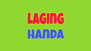 Laging Handa  song  lyrics  National DepEd DRRM jingle [upl. by Ashely711]