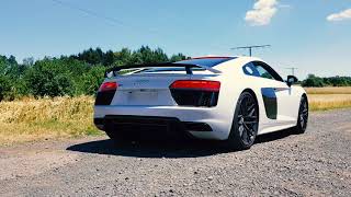 2018 Audi R8 V10 PLUS Exhaust Sound [upl. by Aicenav]