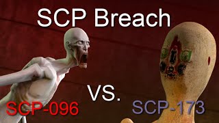 SCP096 Vs SCP173 SFM [upl. by Alleunam]