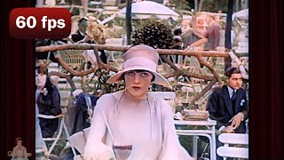 A Day in 1920s Paris  1927 Enhanced Film  4K 60fps [upl. by Atteinotna]