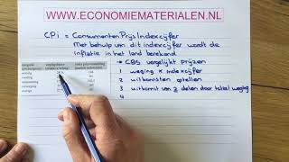 CPI en inflatie berekenen economiematerialen [upl. by Ellemac470]