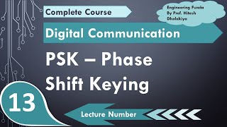 Phase Shift Keying PSK Definition waveform Bandwidth Multilevel PSK Modulation amp Demodulation [upl. by Able]