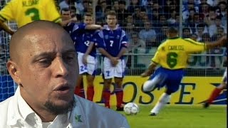 Exclusive Roberto Carlos Reveals The Best Free Kick Taker Of All Time [upl. by Blanch]