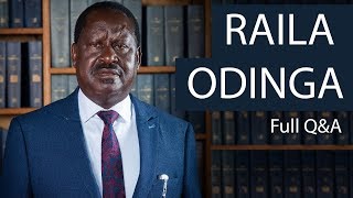 Rt Hon Raila Odinga  Full QampA  Oxford Union [upl. by Vidovik]