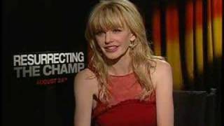 Kathryn Morris interview for Resurrecting the Champ [upl. by Dodie]