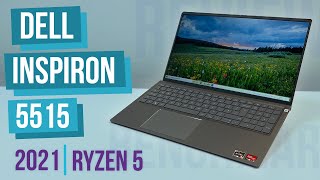 New for 2021 Dell Inspiron 15 5515 5500U AMD Ryzen 5 Laptop Review [upl. by Peyter]