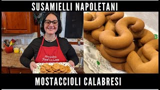 Susamielli Napoletani  Mostaccioli Calabresi  Christmas Edition [upl. by Owades]