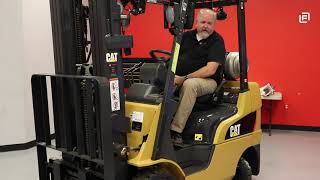 Caterpillar 2C5000 Forklift Walkaround Demonstration [upl. by Fulmer]