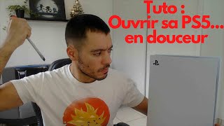 Tuto PS5  Ouvrir sa Playstation 5 pour accéder au slot mémoire et ventilateur [upl. by Damalis]