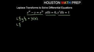 Using Laplace Transforms to Solve Differential Equations [upl. by Orgel]