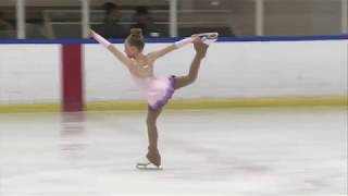 6 Year Old Madison Rapkine 2019 La Jolla Open Championships High Beginner Free Skate [upl. by Tiedeman]