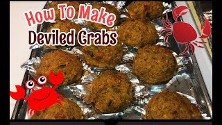 HOW TO MAKE DEVILED CRABS special guest [upl. by Doone794]