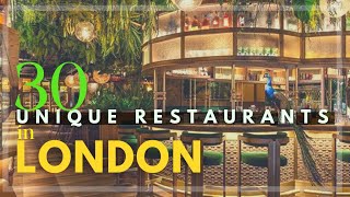 You HAVE TO visit these top restaurants in London  30 places to eat in London before you die [upl. by Monie]