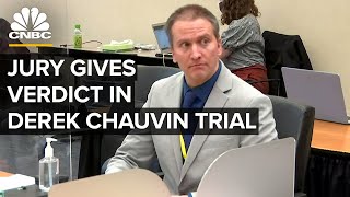 Jury verdict in Derek Chauvin murder trial — 4202021 [upl. by Cai402]