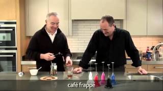 How to make a frappé coffee using an aerolatte milk frother [upl. by Schlosser998]