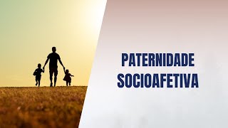 Paternidade socioafetiva [upl. by Elvah]