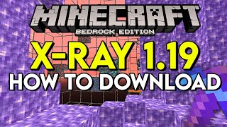 How To Get XRay 119 in Minecraft Bedrock [upl. by Thant]