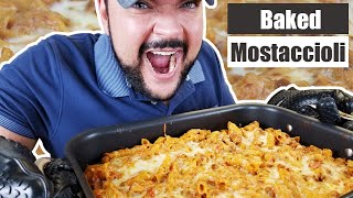 My Famous Baked Mostaccioli Recipe [upl. by Ellehcrad]