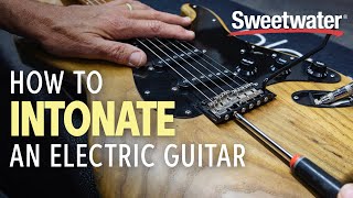 How to Intonate an Electric Guitar [upl. by Rodablas]