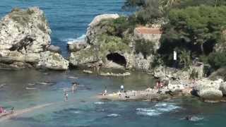 Isola Bella in Taormina  Sicily [upl. by Ronalda]