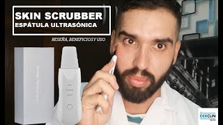 SKIN SCRUBBER Limpiador Facial Ultrasónico  Equipos de Belleza Reseña Beneficios uso [upl. by Leunamnauj]