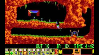 Lemmings PC  Level 1 Just dig [upl. by Ez]