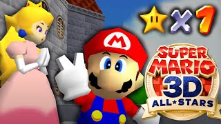 Its Possible to beat Mario 64 AllStars with 1 Star heres how [upl. by Behre]