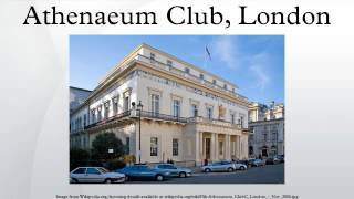 Athenaeum Club London [upl. by Fidole116]