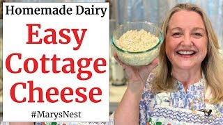 How to Make Cottage Cheese  The Easy Way [upl. by Ruthven680]