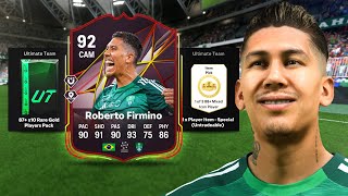 Should YOU take 92 Roberto Firmino from level 40 😱 FC 25 Player Review [upl. by Ahcsatan867]