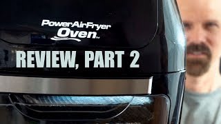 Power AirFryer Oven Review Part 2 By Request [upl. by Lowrance]