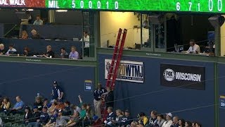 Uecker gets locked inside press booth [upl. by Eniale]