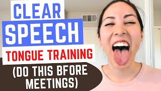 5 Tongue Exercises For Clear Speech And Articulation [upl. by Devora]