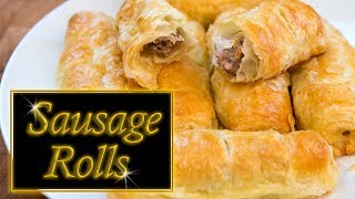 Sausage rolls Puff Pastry [upl. by Ebeneser]