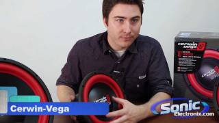 CerwinVega Vega Car Subwoofer Product Line Review [upl. by Melton]