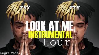 XXXTENTACION  Look At Me Instrumental 1 Hour [upl. by Hakim251]